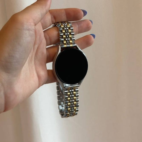 xoxo Wildhearts Fossil Gen 5e 44mm stalen bandje (zilver/goud) 