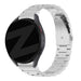 Bandz Samsung Galaxy Watch FE stalen band 'Classic' (zilver)
