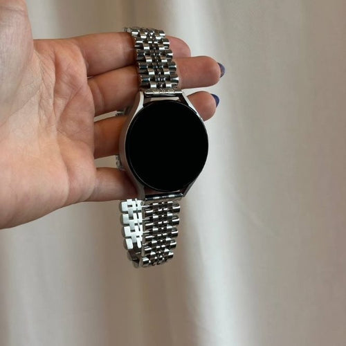 xoxo Wildhearts Fossil Gen 5e 44mm stalen bandje (zilver) 