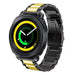 Samsung Gear Sport stalen band (zwart/goud)