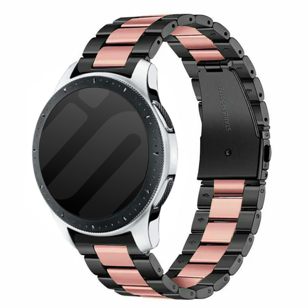 Garmin Venu SQ Steel Strap (Black/Pink)