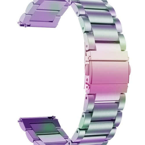 Amazfit Bip U (Pro) stalen band (regenboog)