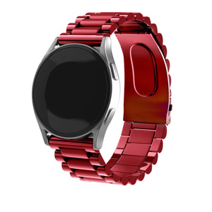 Garmin Vivomove Trend stalen band (wijnrood)