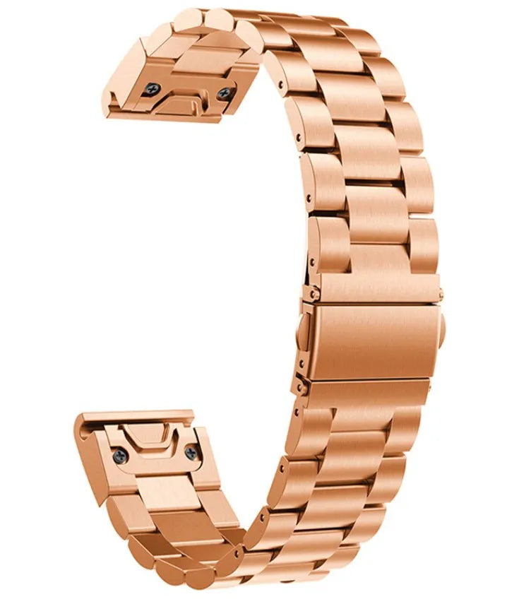Garmin Descent Mk2S Steel Strap (Rose Gold)