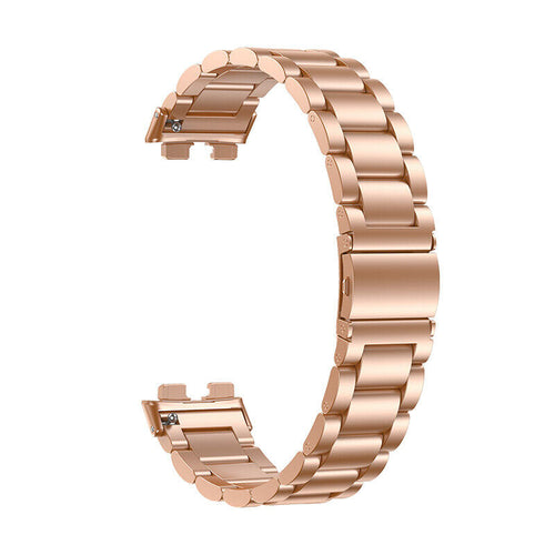 Huawei Band 10 stalen band (rosé goud)