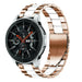 Samsung Galaxy Watch 46mm stalen band (roségoud/wit)