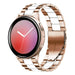 Samsung Galaxy Watch Active stalen band (roségoud/wit)