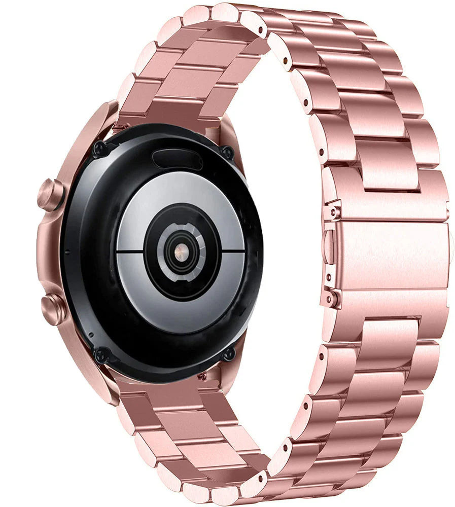 Samsung Galaxy Watch 4 - 44mm stalen band (roze)