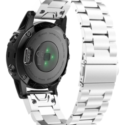 Garmin Instinct E - 40mm stalen band (zilver)