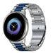 Samsung Galaxy Watch Active stalen band (zilver/blauw)