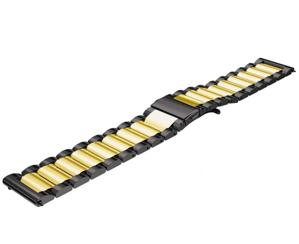 Amazfit Bip U (Pro) stalen band (zwart/goud)