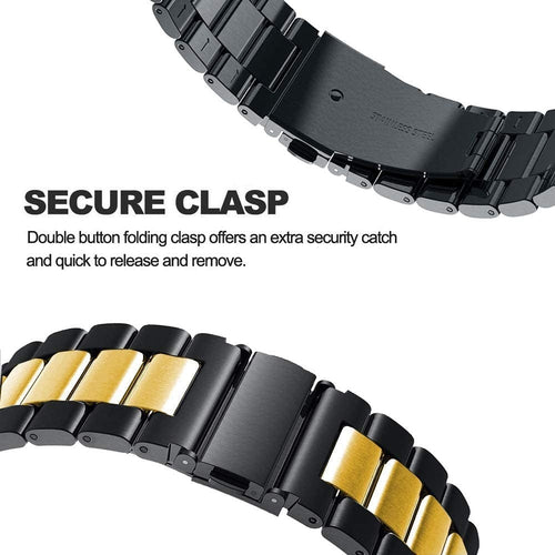 Amazfit GTR 4 Steel Strap (Black/Gold)