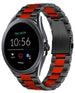 Fossil Gen 5e - 44mm stalen band (zwart/rood)