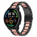 Xiaomi Mi Watch stalen band (zwart/roze)