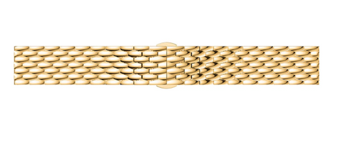 Amazfit Bip U (Pro) stalen draak bandje (goud)