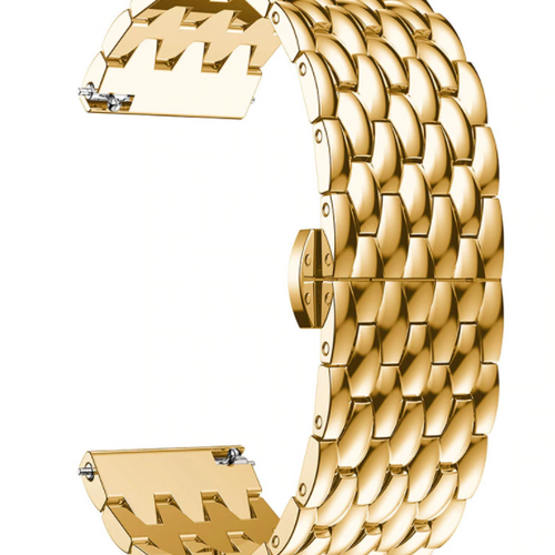 Amazfit Bip U (Pro) stalen draak bandje (goud)