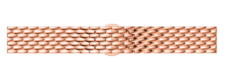 Amazfit GTS 4 stalen draak bandje (roségoud)