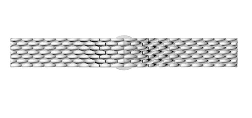 Withings Steel HR - 40mm stalen draak bandje (zilver)