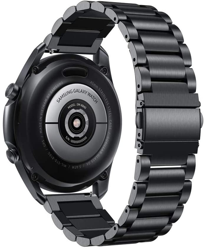 QUARKZMAN Roestvrij stalen mesh horlogeband 22 mm snelsluiting
