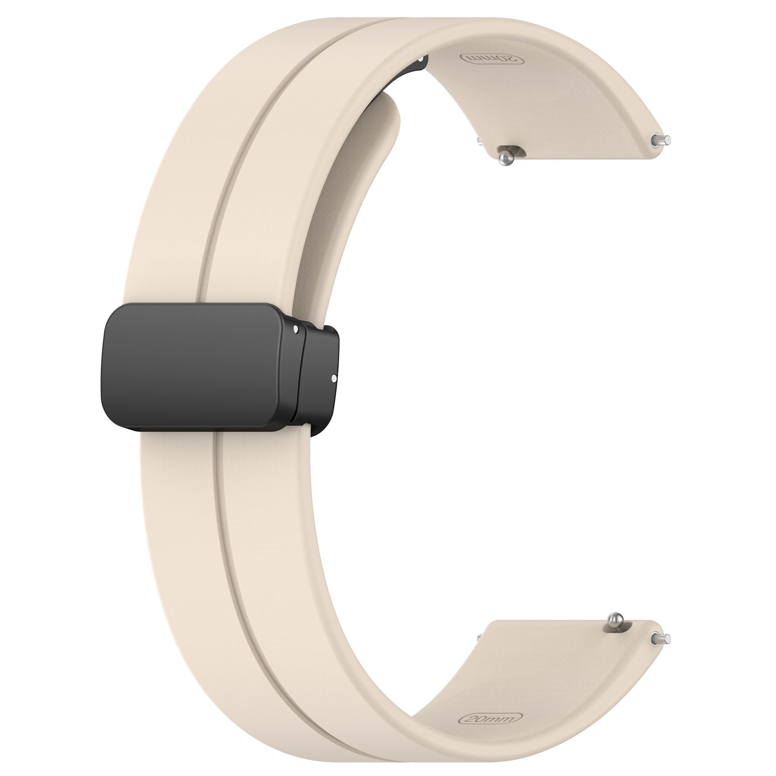 Withings ScanWatch Nova D-buckle siliconen bandje (sterrenlicht)
