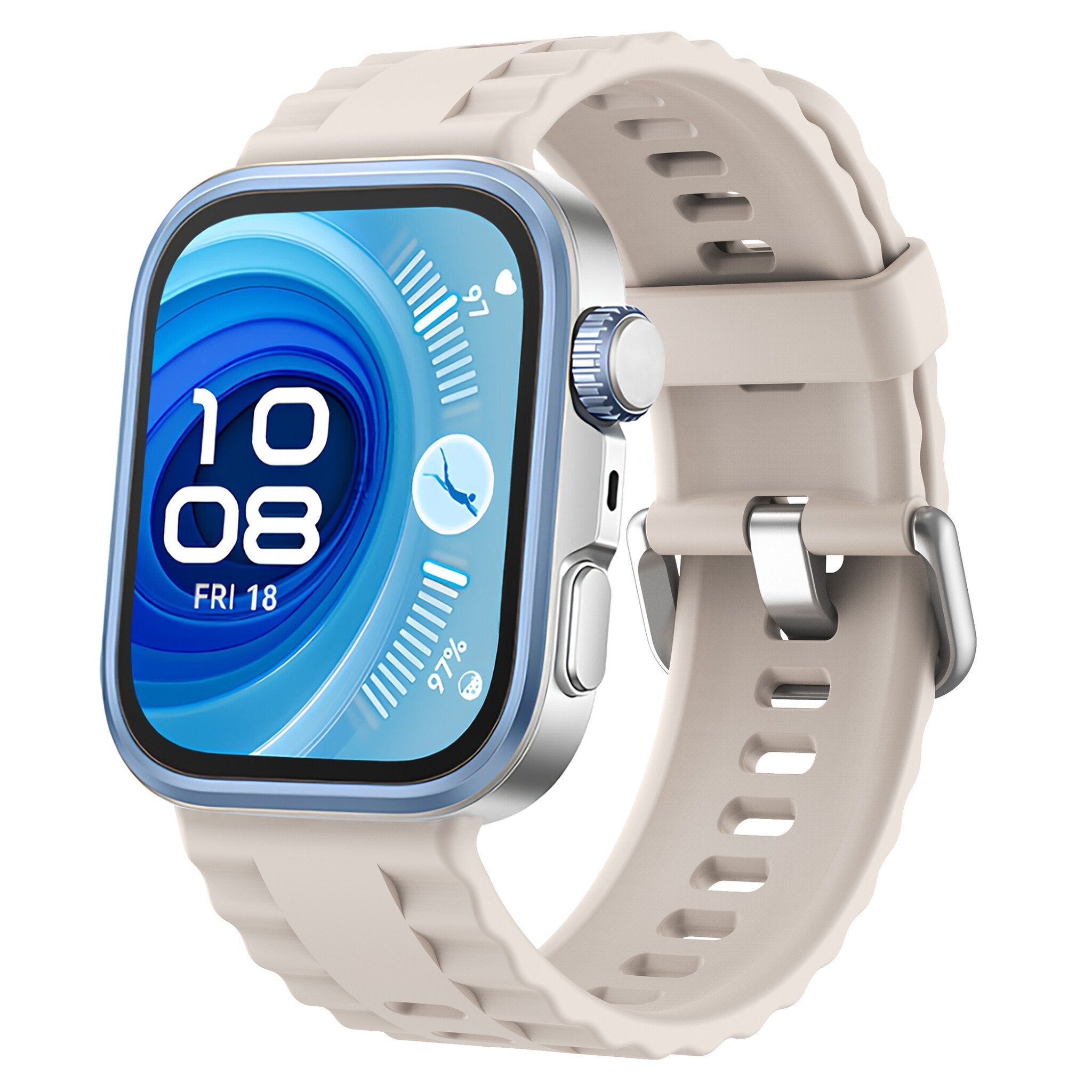 Huawei Watch Fit 4 Pro siliconen classic bandje (sterrenlicht)