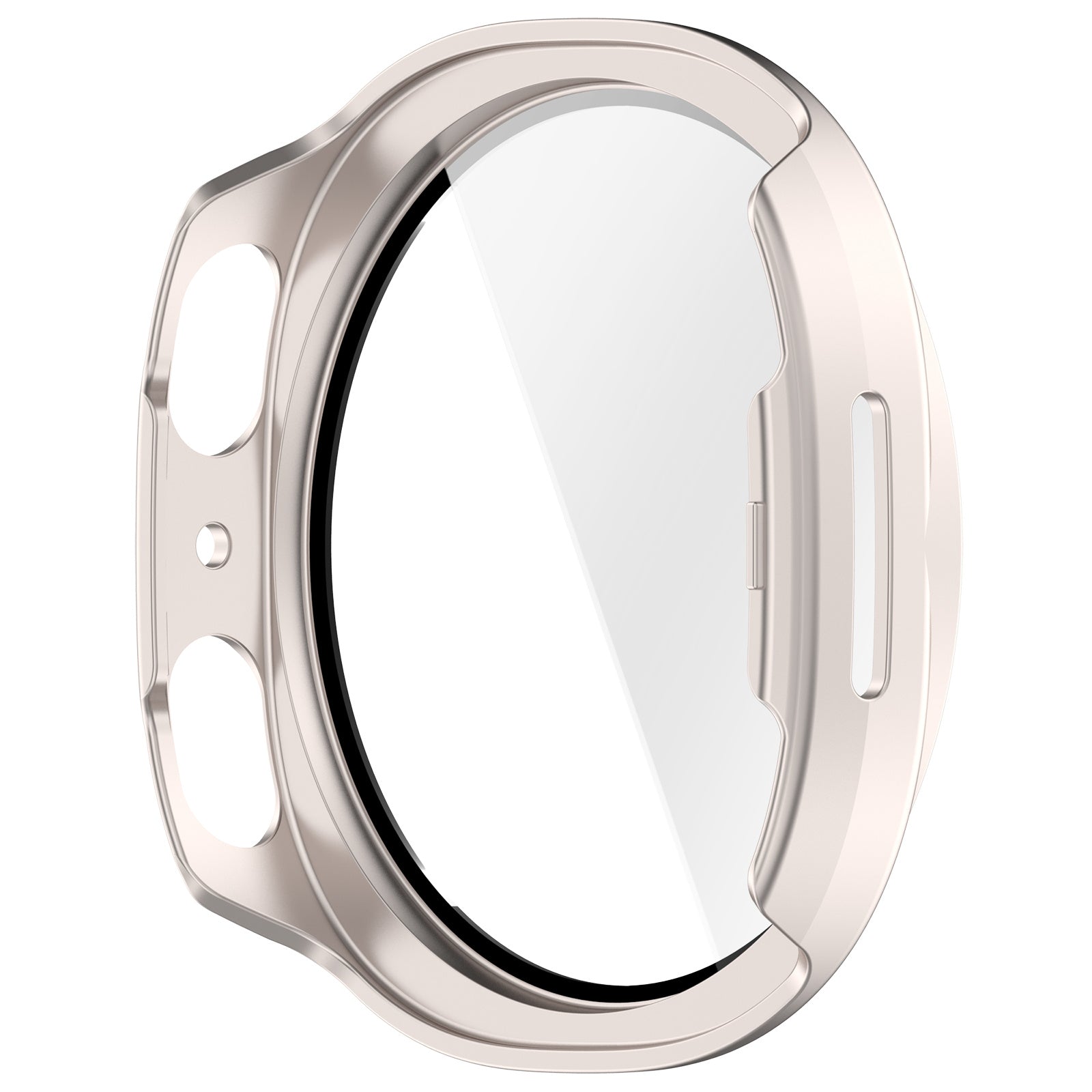 Samsung Galaxy Watch 8 - 40mm hard case met glas (sterrenlicht)