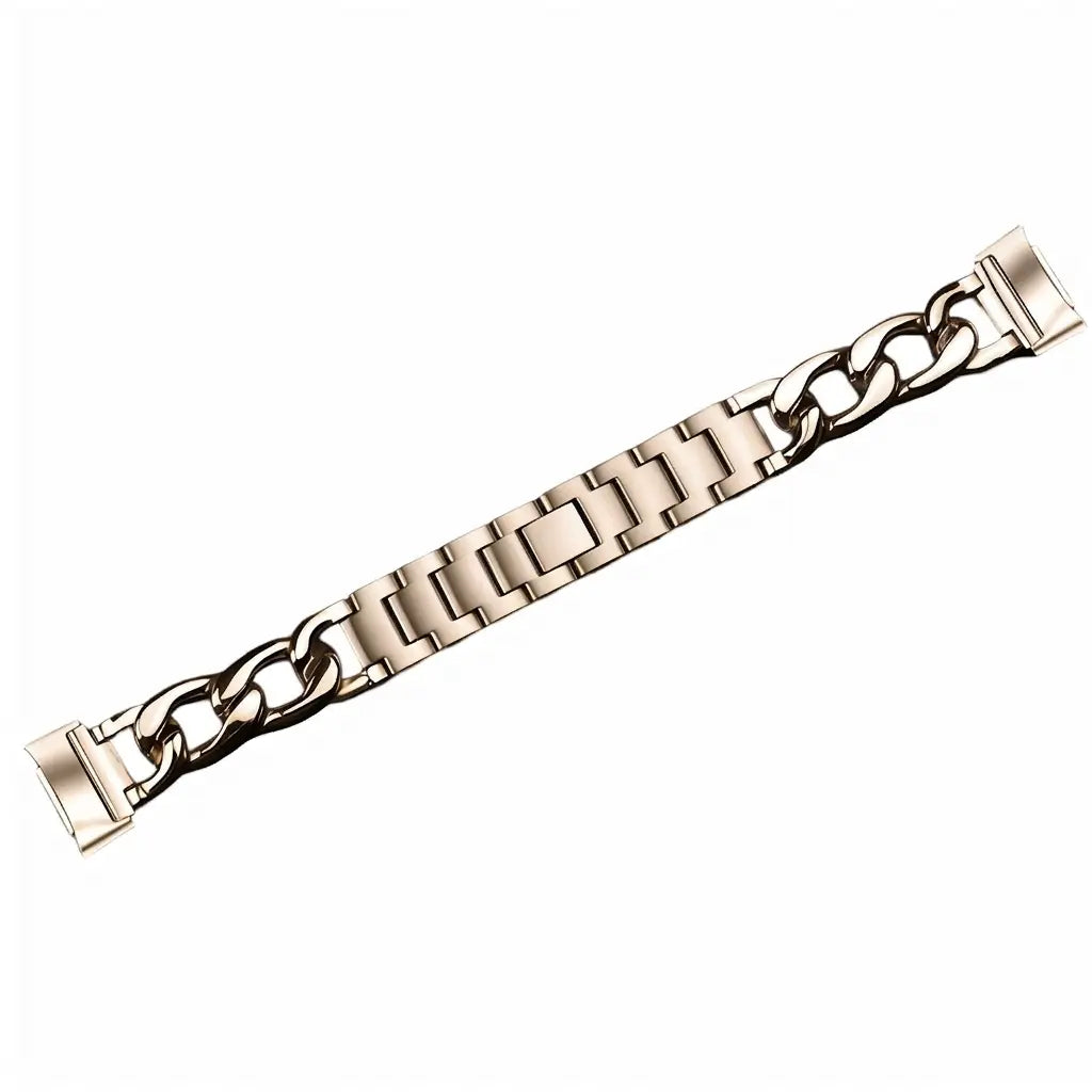 Fitbit Charge 5 Steel Chain Strap (Starlight)