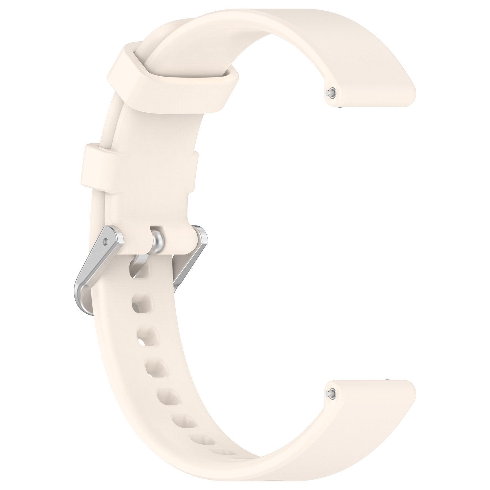 Pebble Round 2 - 14mm siliconen classic bandje (sterrenlicht)