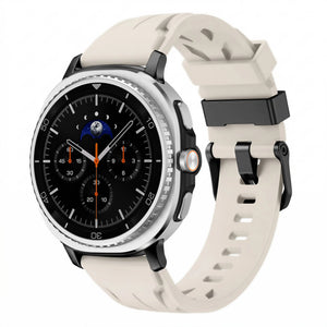 Samsung Galaxy Watch 9 - 44mm Race Silicone Strap (Starlight)