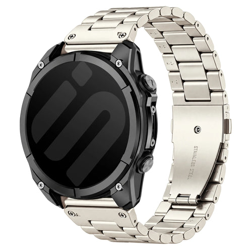 Garmin Approach S72 - 43mm Premium Steel Strap (Starlight)