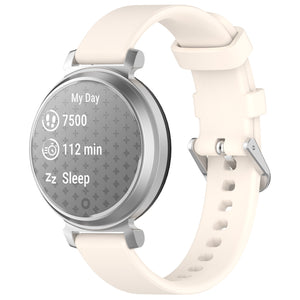 Pebble Round 2 - 14mm siliconen classic bandje (sterrenlicht)