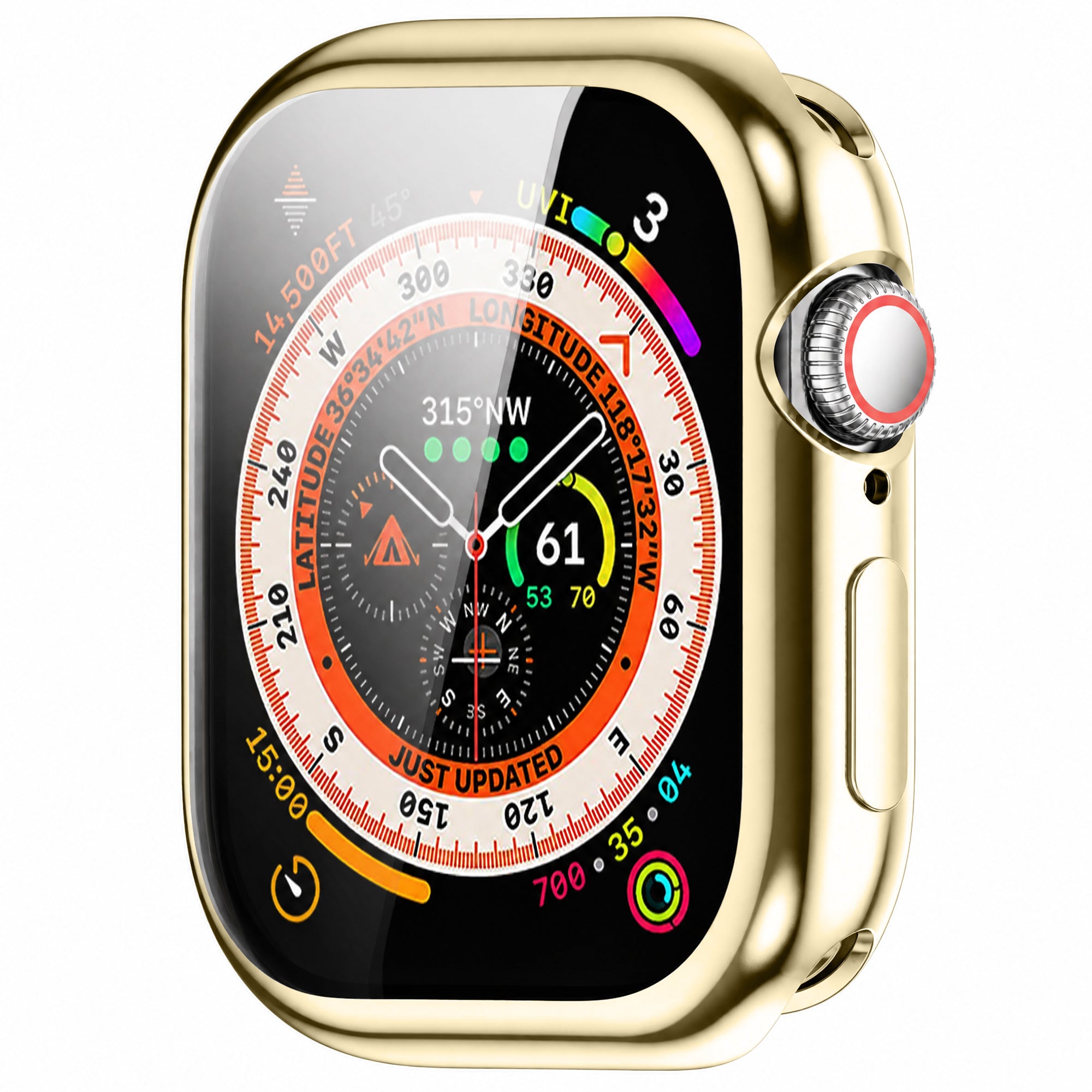 Apple Watch 10 & 11 - 42mm TPU case (sterrenlicht-goud)