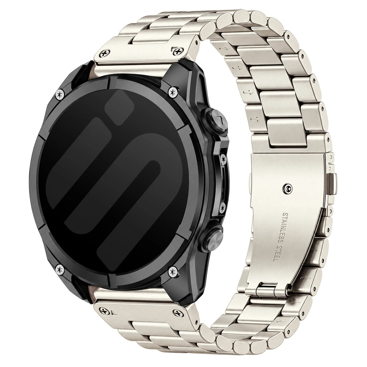 Garmin Approach S72 - 47mm Premium Steel Strap (Starlight)