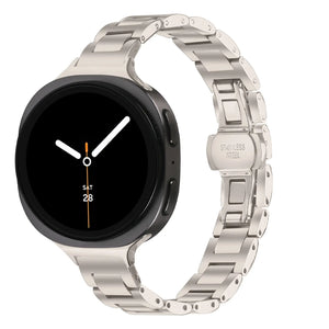 Samsung Galaxy Watch 9 - 40mm Slimfit Steel Strap (Starlight)