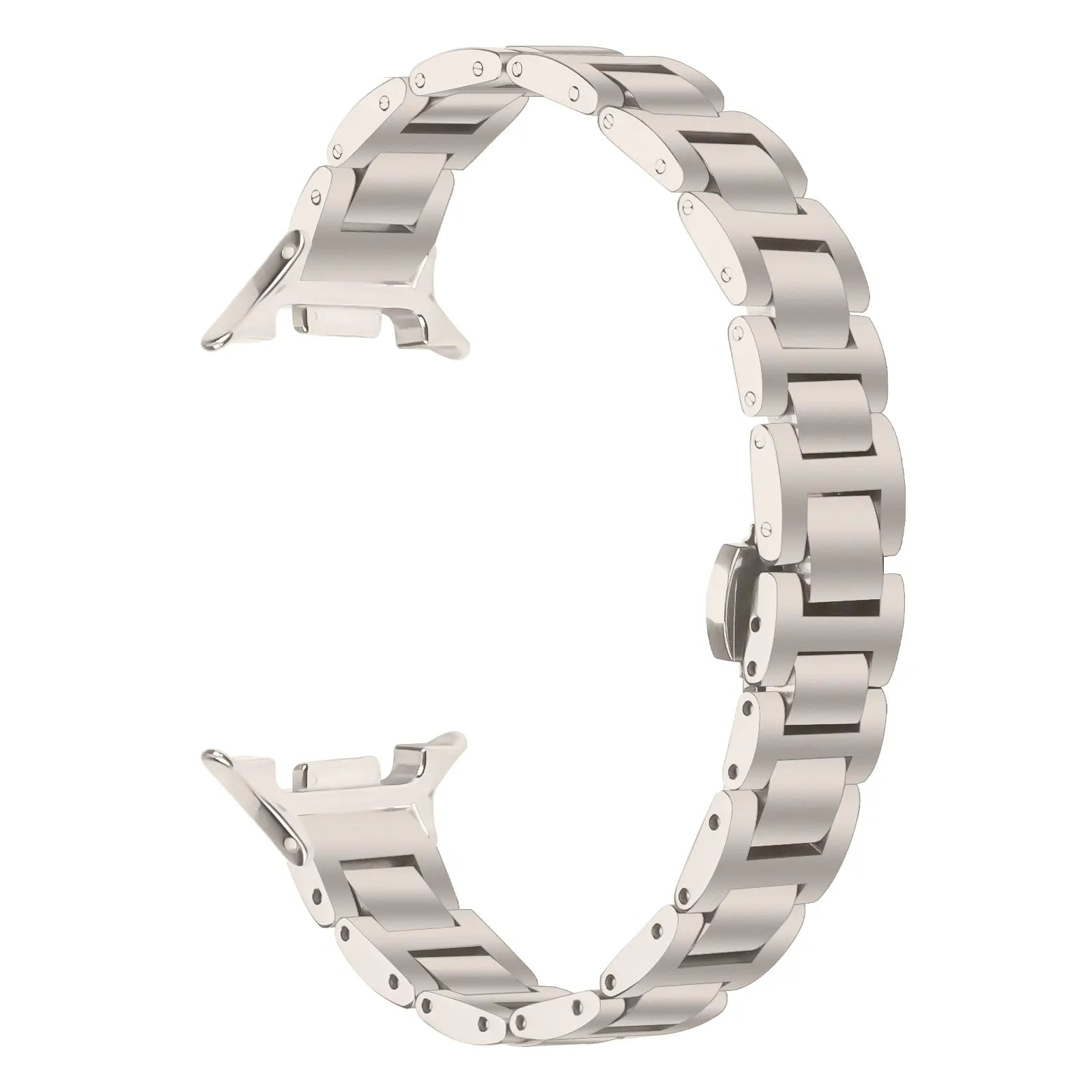 Samsung Galaxy Watch 8 - 44mm Slimfit Steel Strap (Starlight)