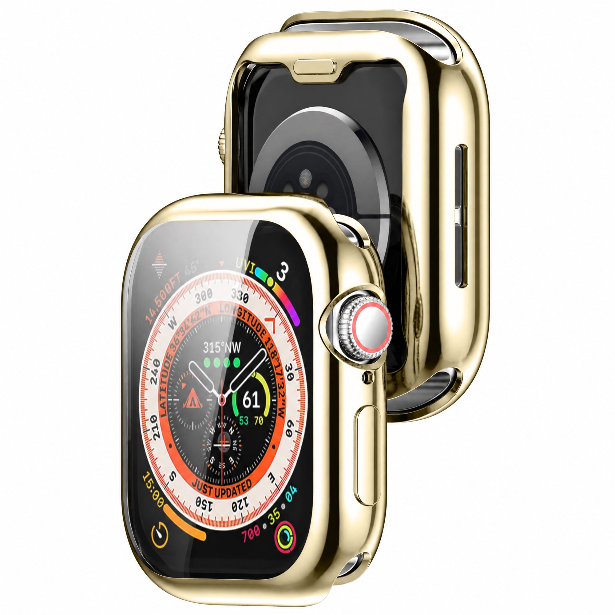 Apple Watch 10 & 11 - 42mm TPU case (sterrenlicht-goud)
