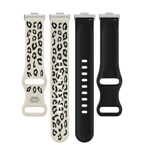 Huawei Watch 3 (Pro) Leopard Pattern Silicone Strap (Starlight/Black)
