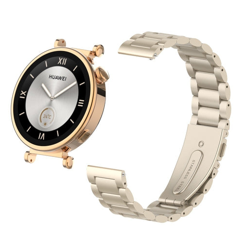 Huawei Watch 5 - 42mm stalen band (sterrenlicht)
