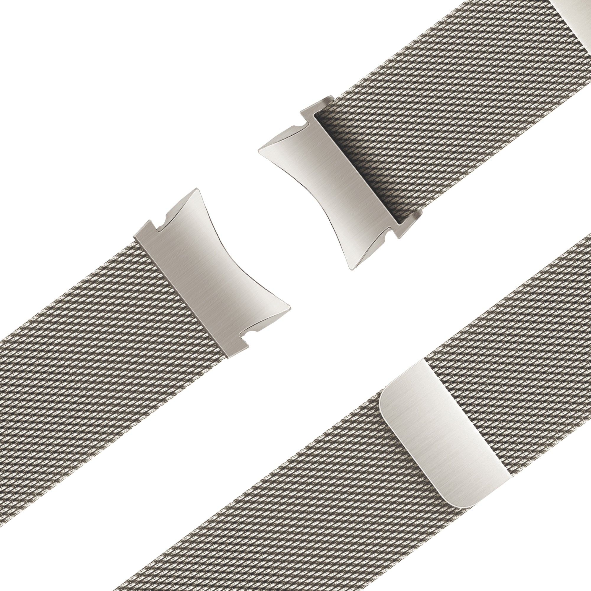 Bandz Samsung Galaxy Watch 4 44mm Milanese loop band (sterrenlicht)