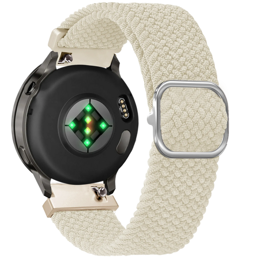 Bandz Garmin Forerunner 265s Adjustable Braided Strap (Starlight)