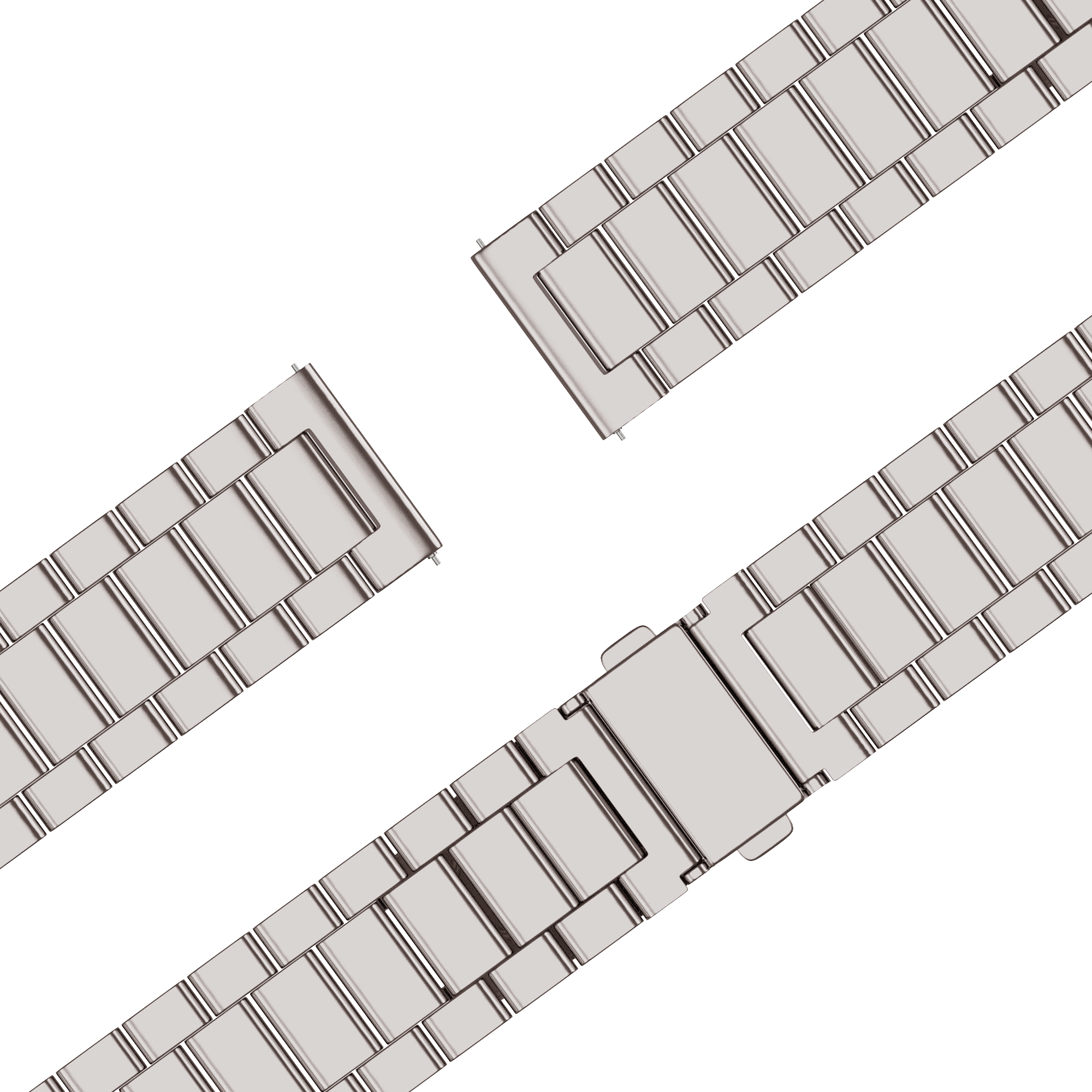 Bandz Garmin Forerunner 70 Steel Strap 'Classic' (Starlight)