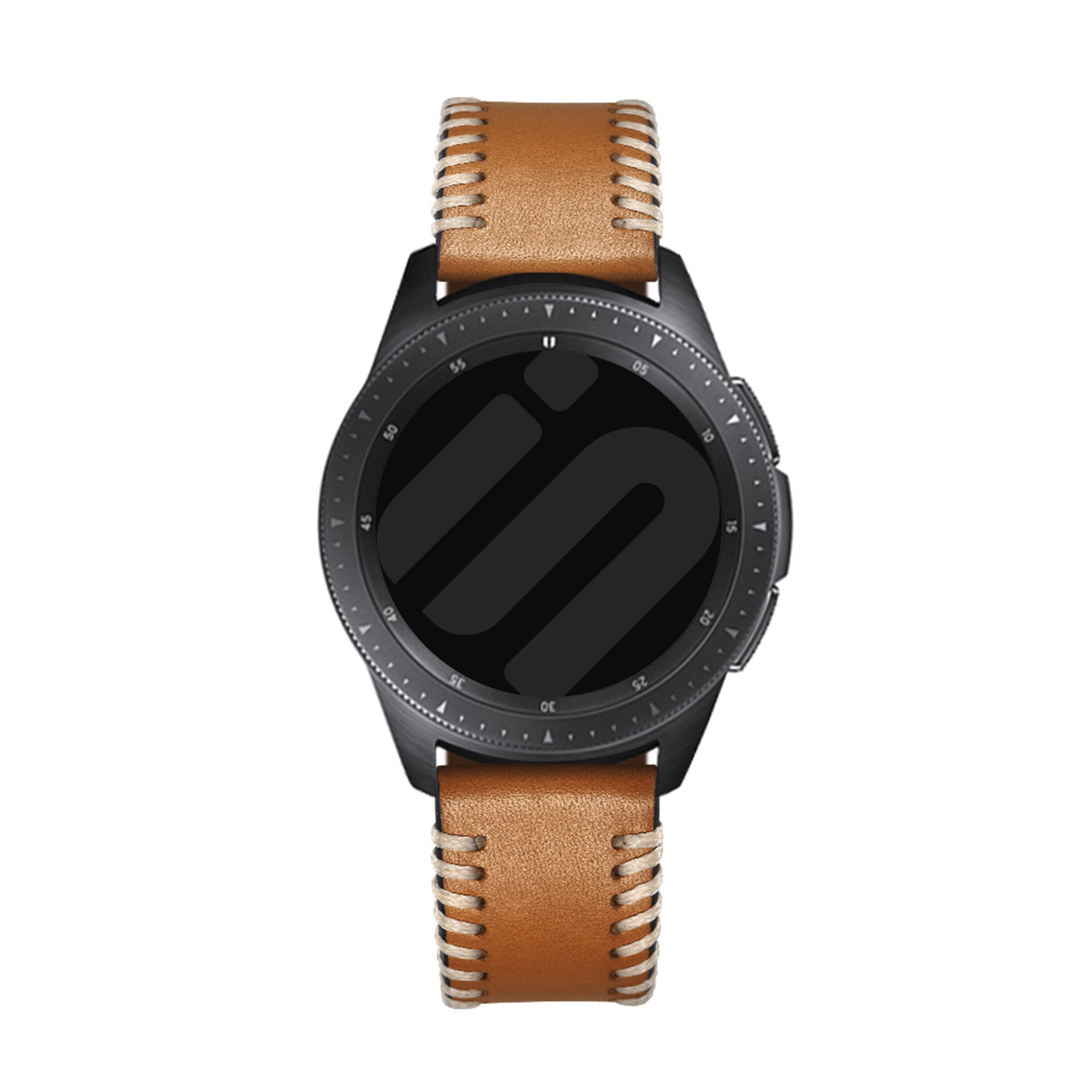 Samsung Galaxy Watch 7 - 44mm Stitched leren band (bruin) 