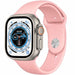 Apple Watch Ultra silicone band (licht roze)