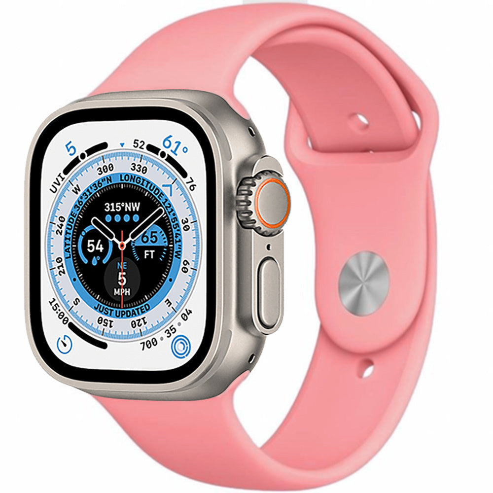 Apple Watch Ultra Silicone Strap (Pink)