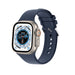Apple Watch Ultra siliconen gesp bandje (donkerblauw)