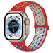 Apple Watch Ultra sport+ band (kleurrijk rood)