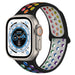 Apple Watch Ultra sport+ band (kleurrijk zwart)