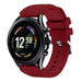 Fossil Gen 6 44mm siliconen bandje (bordeaux)