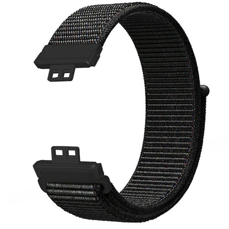 Huawei Watch Fit SE nylon bandje (zwart)