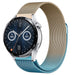 Huawei Watch GT 3 46mm Milanese band (blauw/goud)